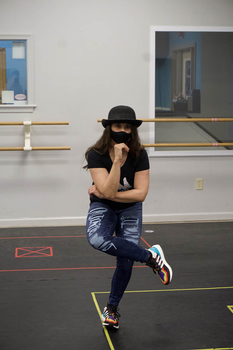 Kim Dolan posing